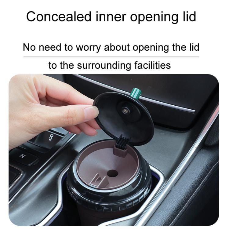 Posacenere separato a forma di tazza da caffè, resistente alle alte temperature, per auto e casa., HY-413