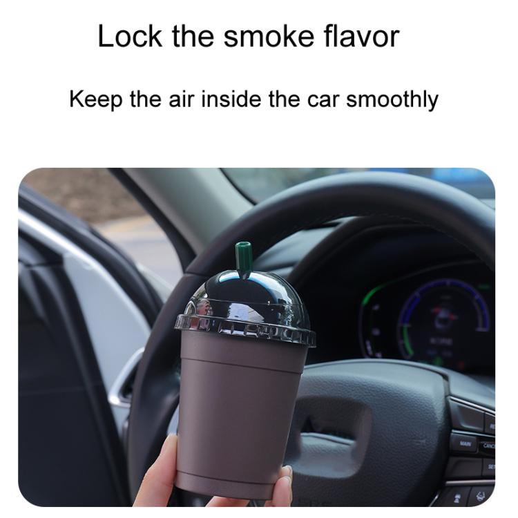 Posacenere separato a forma di tazza da caffè, resistente alle alte temperature, per auto e casa., HY-413