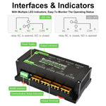 Modulo relè RS485 8 canali 30A Modbus RTU con isolamento