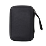 EVA Hard Disk Bag Portable Drop-proof Mobile Power Storage Bag Zipper Toolkit Accessory Storage Case, (Black)