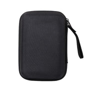EVA Hard Disk Bag Portable Drop-proof Mobile Power Storage Bag Zipper Toolkit Accessory Storage Case, (Black)