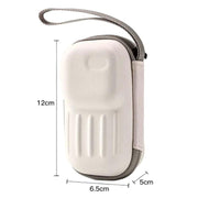 Summer Hanging Neck Small Fan Bag Organizer Box Outdoor Travel Portable Folding Fan Bag