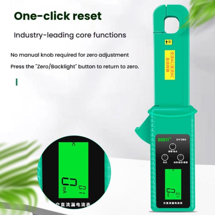 Pinza amperometrica per corrente di dispersione auto DUOYI - Tester CC