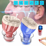Apparecchio acustico digitale intelligente con riduzione del rumore CIC e amplificatore di suono regolabile per anziani., Right Ear Red, Left Ear Blue, Left+Right Red Blue, Left Ear Skin Color, Right Color Skin Color, Left+Right Skin, Right Ear Black  ...
