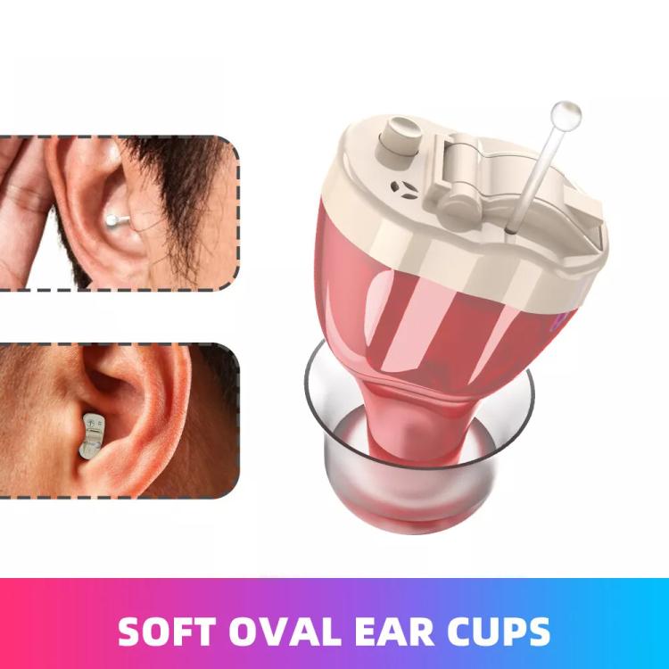 Apparecchio acustico digitale intelligente con riduzione del rumore CIC e amplificatore di suono regolabile per anziani., Right Ear Red, Left Ear Blue, Left+Right Red Blue, Left Ear Skin Color, Right Color Skin Color, Left+Right Skin, Right Ear Black  ...