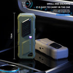 Deodorizzatore UVC per auto, purificatore d'aria con ricarica USB e ozono.