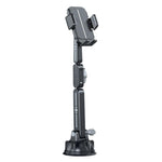 Supporto telescopico per cellulare con braccio meccanico estensibile per auto, parabrezza, cruscotto, con grande ventosa, supporto per navigatore