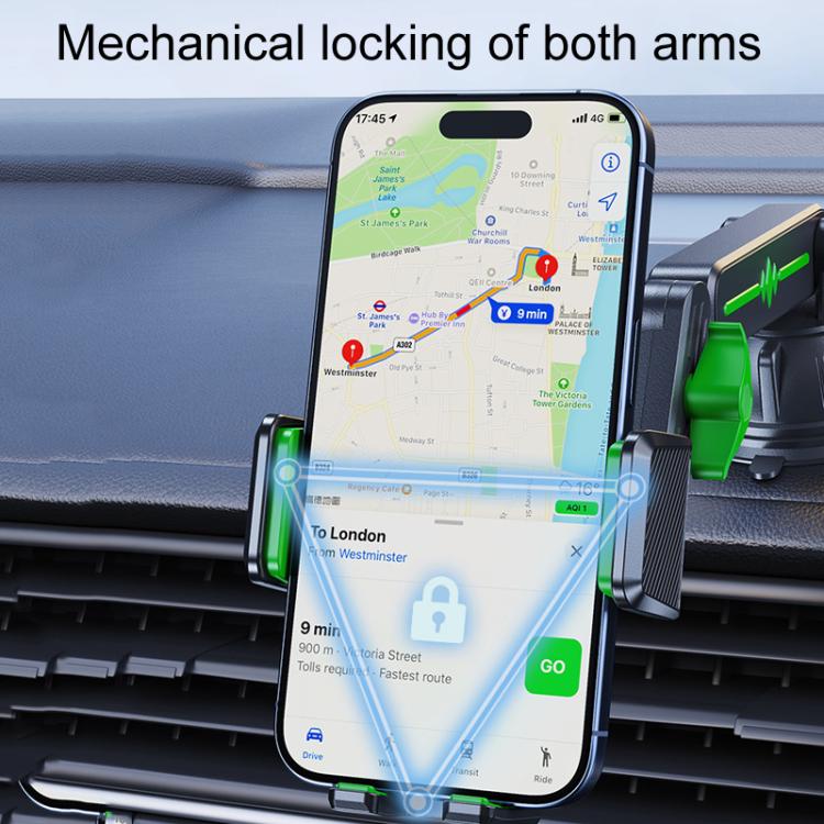 Supporto telescopico per cellulare con braccio meccanico estensibile per auto, parabrezza, cruscotto, con grande ventosa, supporto per navigatore