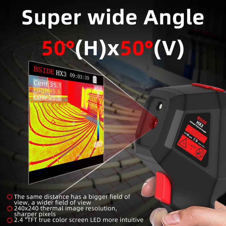 Termometro a infrarossi portatile HX3 con termocamera 240x240