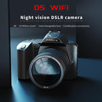 D5 Fotocamera Digitale WiFi 64MP Dual Camera Night Vision