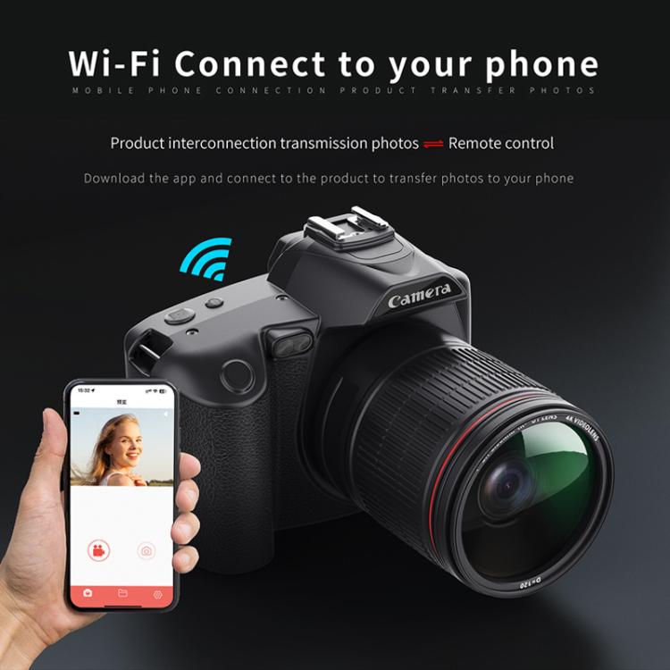 D5 Fotocamera Digitale WiFi 64MP Dual Camera Night Vision