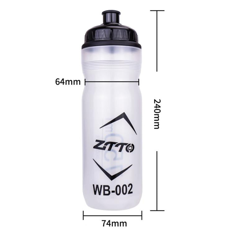 ZTTO wb-002 Borraccia sportiva portatile da 750 ml per fitness, ciclismo e attività all'aperto, 2pcs