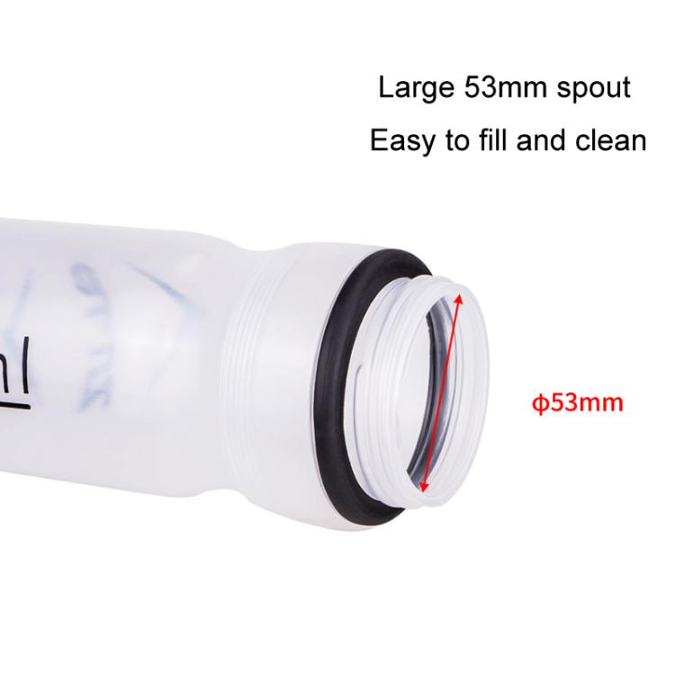 ZTTO wb-002 Borraccia sportiva portatile da 750 ml per fitness, ciclismo e attività all'aperto, 2pcs