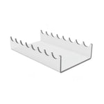 1 espositore trasparente in acrilico per riporre e mostrare i pennelli da trucco., 1pc, 2pcs