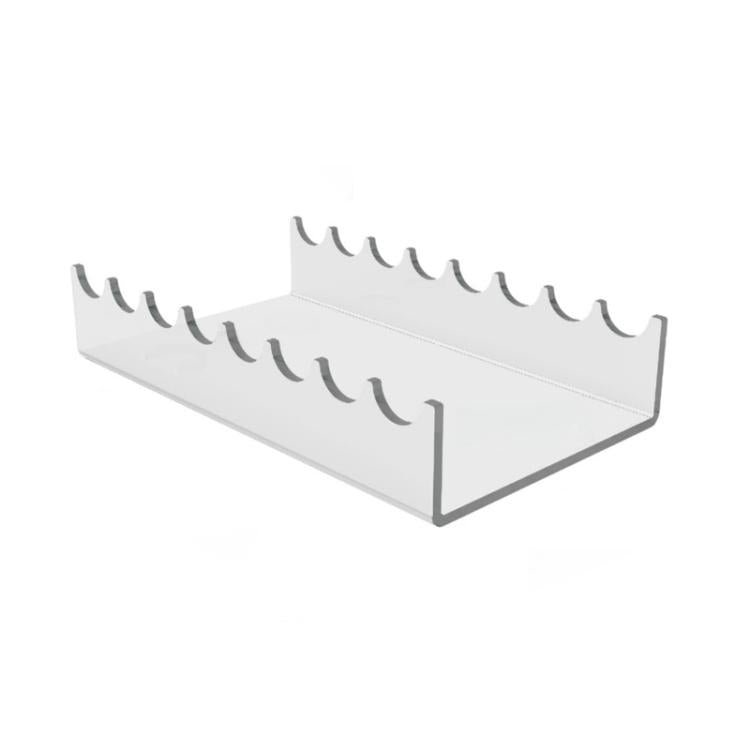1 espositore trasparente in acrilico per riporre e mostrare i pennelli da trucco., 1pc, 2pcs