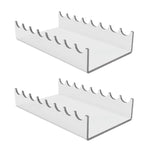 1 espositore trasparente in acrilico per riporre e mostrare i pennelli da trucco., 1pc, 2pcs