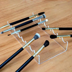 1 espositore trasparente in acrilico per riporre e mostrare i pennelli da trucco., 1pc, 2pcs