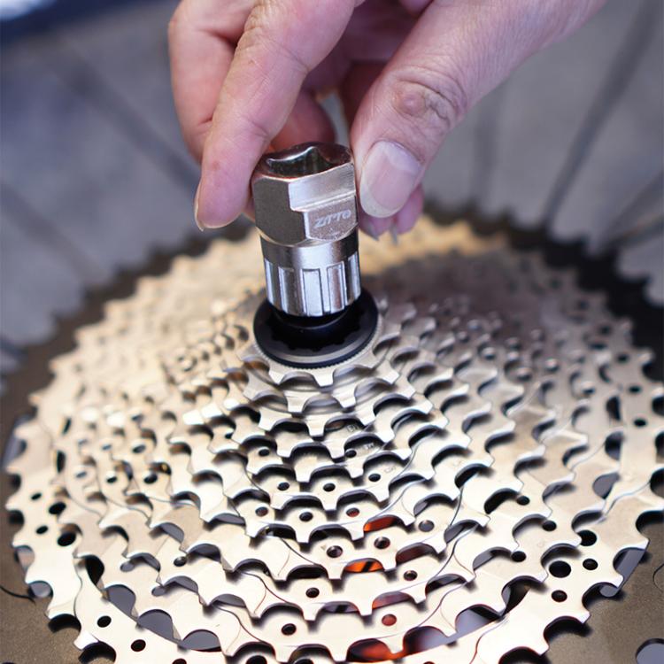 ZTTO Attrezzo per la riparazione di biciclette, per bici da strada e mountain bike, leva fissa, installazione e rimozione del volano Manicotto, 2pcs