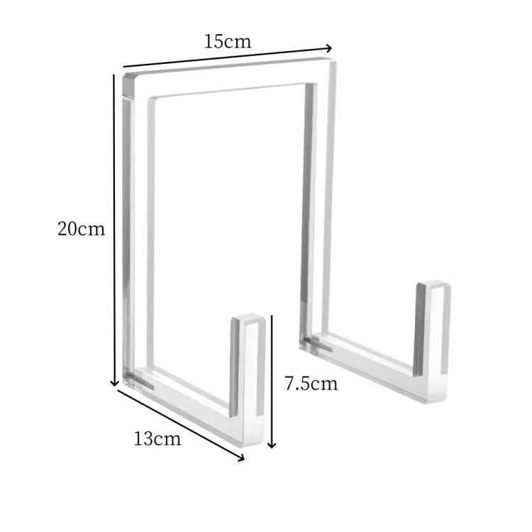 1 cornice portafoto in acrilico con supporto, 1pc, 2pcs