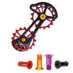 2 viti per pignone del deragliatore posteriore ZTTO per bicicletta M5, ruota guida del deragliatore modificata per bici da strada e mountain bike