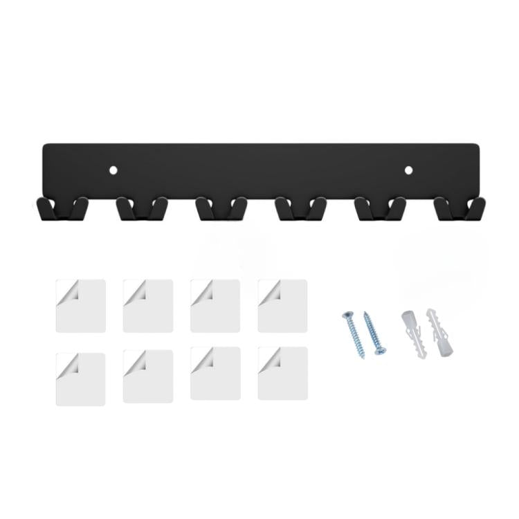 1 gancio portachiavi da parete in metallo per corridoio con 6 ganci, 1pc, 2pcs