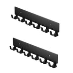 1 gancio portachiavi da parete in metallo per corridoio con 6 ganci, 1pc, 2pcs