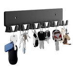 1 gancio portachiavi da parete in metallo per corridoio con 6 ganci, 1pc, 2pcs