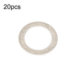 Rondella in acciaio inossidabile per pedali di bicicletta ZTTO, guarnizione di protezione per dischi di mountain bike., 20pcs