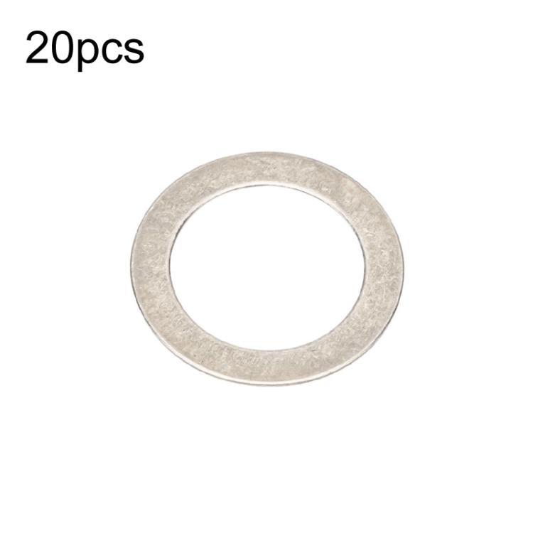 Rondella in acciaio inossidabile per pedali di bicicletta ZTTO, guarnizione di protezione per dischi di mountain bike., 20pcs