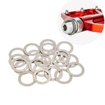 Rondella in acciaio inossidabile per pedali di bicicletta ZTTO, guarnizione di protezione per dischi di mountain bike., 20pcs
