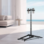 Treppiede regolabile 55" con doppio morsetto per smartphone