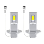2 lampadine a LED per fari auto, mini 1:1, con collegamento diretto., H1, H3, H7, H11, 9005, 9006, H16, P13W, 9012