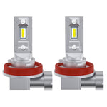 2 lampadine a LED per fari auto, mini 1:1, con collegamento diretto., H1, H3, H7, H11, 9005, 9006, H16, P13W, 9012
