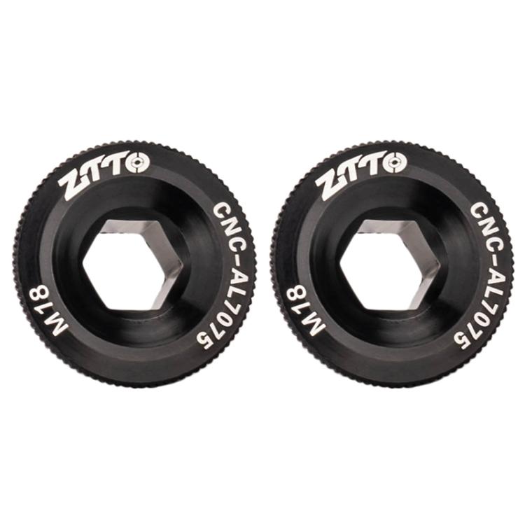 2 pezzi ZTTO Copertura pedivella in lega di alluminio per bicicletta Viti per pedivella mountain bike, M18 Black, M18 Red, M18 Blue, M19 Black, M19 Red, M19 Blue, M20 Black, M20 Red, M20 Blue