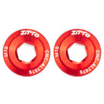 2 pezzi ZTTO Copertura pedivella in lega di alluminio per bicicletta Viti per pedivella mountain bike, M18 Black, M18 Red, M18 Blue, M19 Black, M19 Red, M19 Blue, M20 Black, M20 Red, M20 Blue