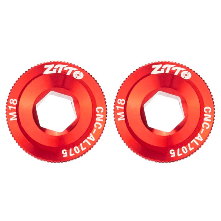 2 pezzi ZTTO Copertura pedivella in lega di alluminio per bicicletta Viti per pedivella mountain bike, M18 Black, M18 Red, M18 Blue, M19 Black, M19 Red, M19 Blue, M20 Black, M20 Red, M20 Blue