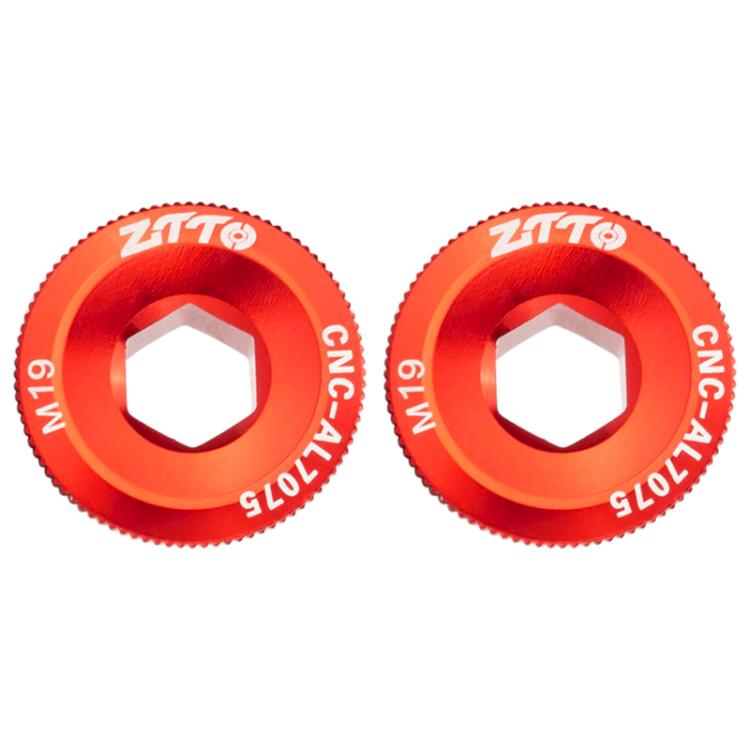 2 pezzi ZTTO Copertura pedivella in lega di alluminio per bicicletta Viti per pedivella mountain bike, M18 Black, M18 Red, M18 Blue, M19 Black, M19 Red, M19 Blue, M20 Black, M20 Red, M20 Blue