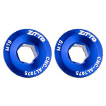 2 pezzi ZTTO Copertura pedivella in lega di alluminio per bicicletta Viti per pedivella mountain bike, M18 Black, M18 Red, M18 Blue, M19 Black, M19 Red, M19 Blue, M20 Black, M20 Red, M20 Blue