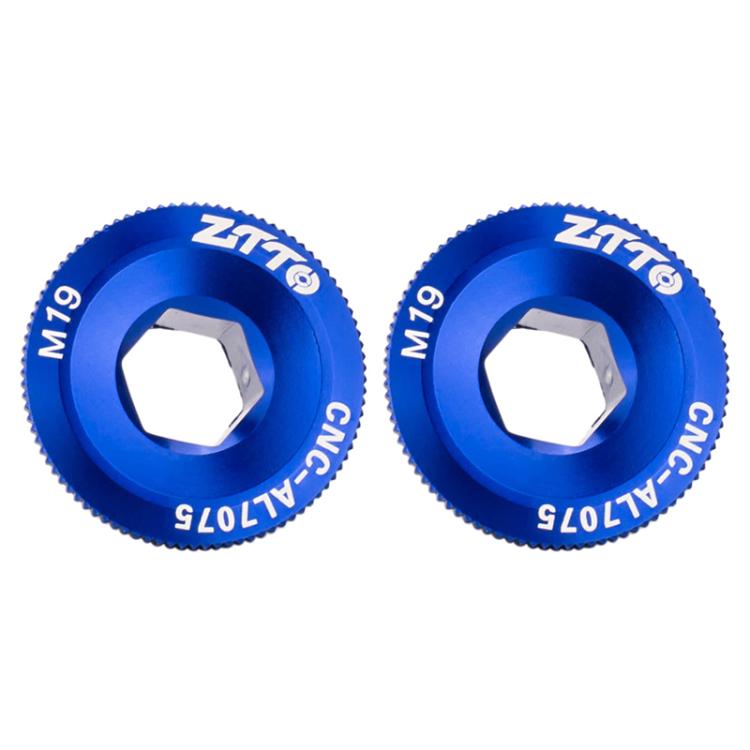 2 pezzi ZTTO Copertura pedivella in lega di alluminio per bicicletta Viti per pedivella mountain bike, M18 Black, M18 Red, M18 Blue, M19 Black, M19 Red, M19 Blue, M20 Black, M20 Red, M20 Blue