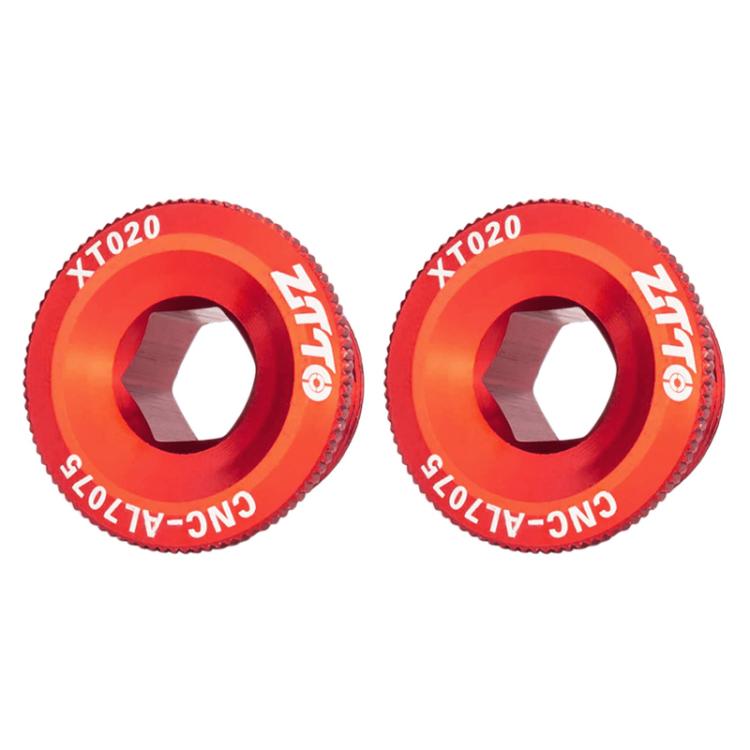 2 pezzi ZTTO Copertura pedivella in lega di alluminio per bicicletta Viti per pedivella mountain bike, M18 Black, M18 Red, M18 Blue, M19 Black, M19 Red, M19 Blue, M20 Black, M20 Red, M20 Blue