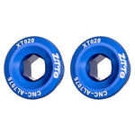 2 pezzi ZTTO Copertura pedivella in lega di alluminio per bicicletta Viti per pedivella mountain bike, M18 Black, M18 Red, M18 Blue, M19 Black, M19 Red, M19 Blue, M20 Black, M20 Red, M20 Blue