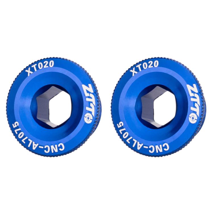 2 pezzi ZTTO Copertura pedivella in lega di alluminio per bicicletta Viti per pedivella mountain bike, M18 Black, M18 Red, M18 Blue, M19 Black, M19 Red, M19 Blue, M20 Black, M20 Red, M20 Blue