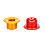 2 pezzi ZTTO Copertura pedivella in lega di alluminio per bicicletta Viti per pedivella mountain bike, M18 Black, M18 Red, M18 Blue, M19 Black, M19 Red, M19 Blue, M20 Black, M20 Red, M20 Blue