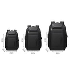 Wiersaam Men Waterproof Anti-Theft Business Backpack Travel Laptop Bag With USB Charging Port & Password Lock, Large, Middle, Small