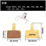 2 paia di pastiglie freno a disco in metallo con base in rame per mountain bike ZTTO, MJ-01B, MJ-01D, MJ-01E, MJ-01F, MJ-02A, MJ-02B, MJ-02D, MJ-02F, MJ-03F, MJ-04B, MJ-05B, MJ-05C, MJ-07B, MJ-07C, MJ-07C With Hole, MJ-08A, MJ-08B, MJ-11A, MJ-11C, MJ-1...