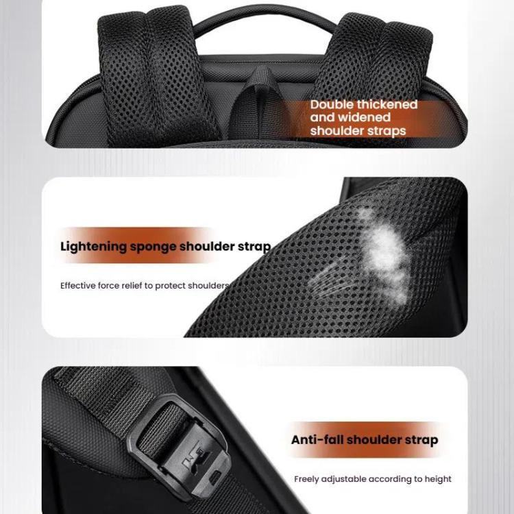 Zaino antifurto business con scomparto laptop 15,6" e porte USB