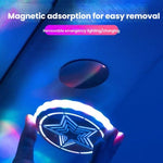 Decorazione per il tetto dell'auto, luce LED colorata per creare atmosfera, ideale per la lettura.