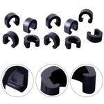 50 pezzi ZTTO Clip a C in plastica per bicicletta, morsetti per cavo cambio e freno per mountain bike