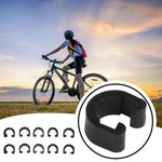 50 pezzi ZTTO Clip a C in plastica per bicicletta, morsetti per cavo cambio e freno per mountain bike