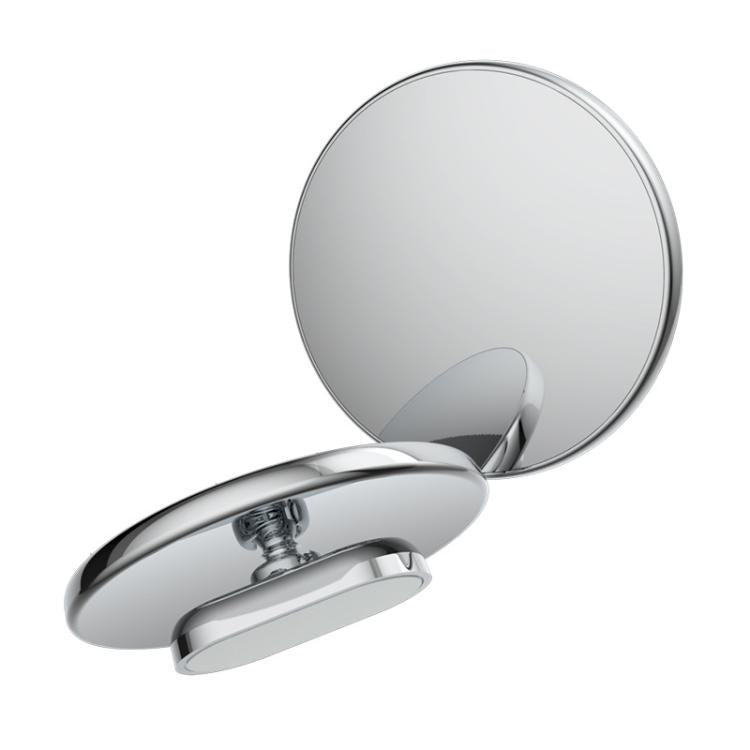 Specchietto retrovisore ausiliario ultra trasparente riflettente per retromarcia, per l'individuazione dell'angolo cieco., Black, Silver